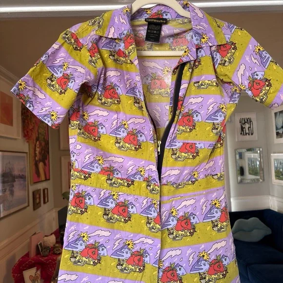 Nooworks Strawberry Jammin’ Xsmall - Picture 2 of 3